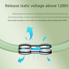負離子香薰防靜電手環男女款潮腕帶硅膠消除靜電運動香薰手環