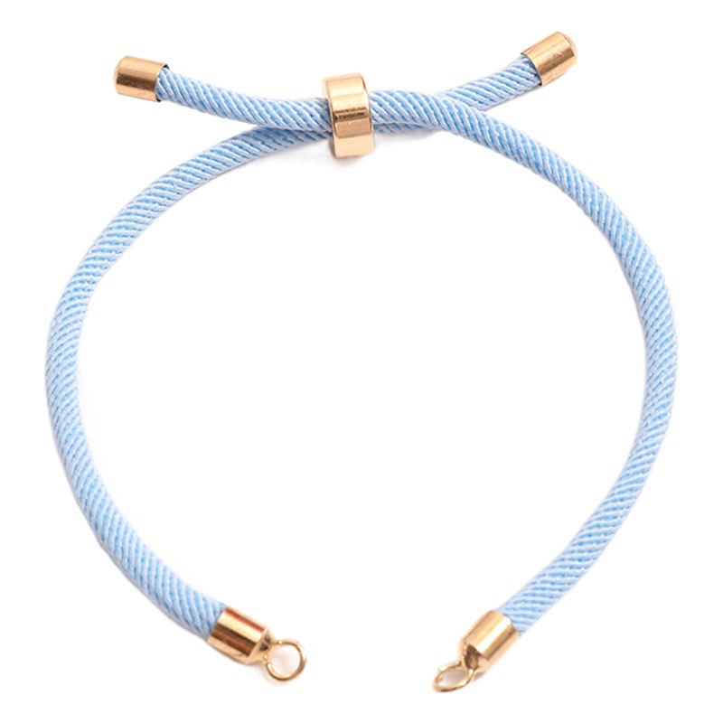 DIY Milan hand rope semi-finished adjustable hand rope beads KC gold accessories cross-border jewelry wholesale