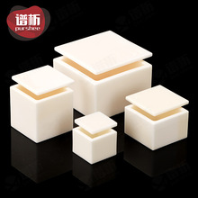 99%氧化铝刚玉方形坩埚带盖子/耐高温/科研专用/厂家直销/规格一