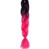 African dirty braid wig big braid, thunderbression Ombre Jumbo Braid Hair