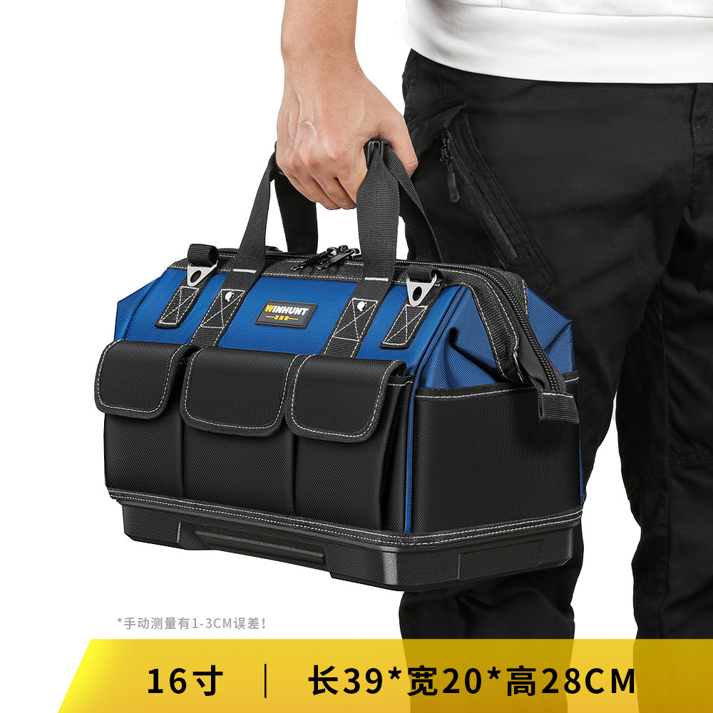 Kit de herramientas especial para electricistas de Changshengke, lona resistente al desgaste gruesa y multifuncional bolsa de herramientas de almacenamiento de hardware