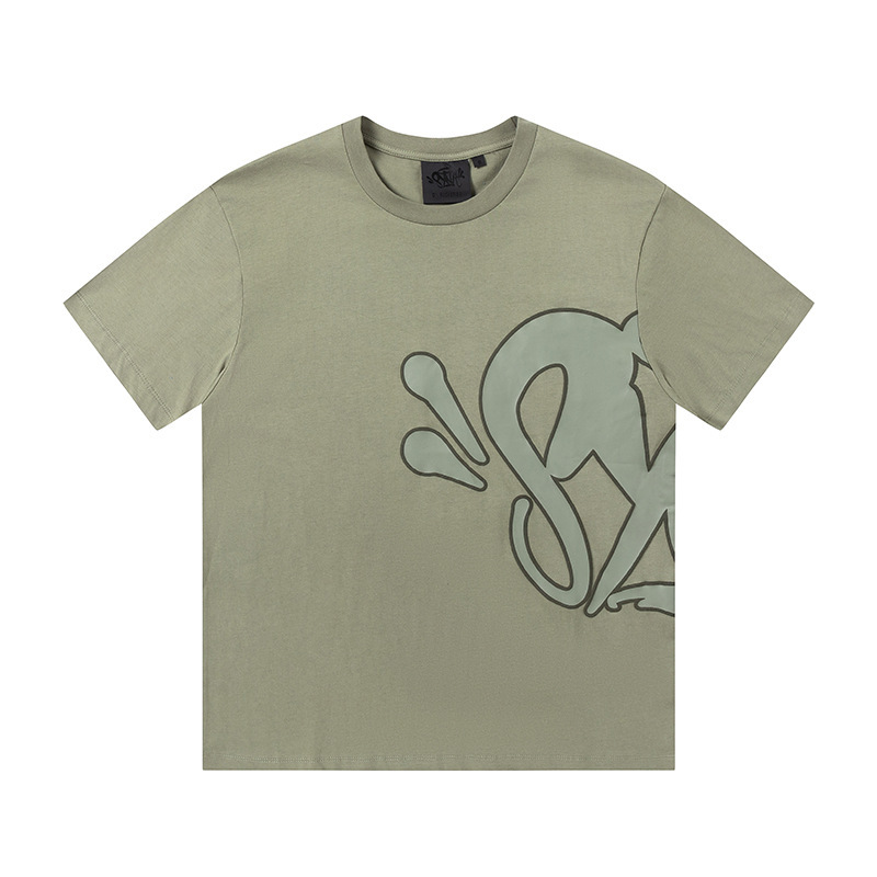 欧米式ヒップホップ発泡アルファベットプリント半袖tシャツ半ズボン男性夏潮牌レジャースポーツスーツ|undefined