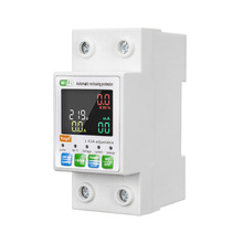 外贸涂鸦Wi-Fi断路器背光彩屏单相电表自动重合闸过欠压过流漏电