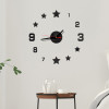 Cross -border thermal sale Creative Acrylic 3D Clock DIY Clock S quiet Wall Paste Clock Amazon Explosion Products