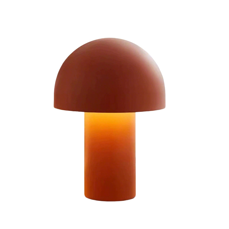 Lámpara de Mesa Moderna de Lujo Ligero, Creativa, de Diseño, para Sala de Estar, Dormitorio, Lámpara de Noche, Estilo Nórdico, Personalizada, Decorativa, con Protección Ocular, en Forma de Hongo