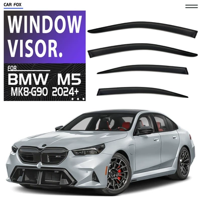 Rain shield — Shield Sun Visor Bmw - standard-packaging-without-logo-bmw-m5-mk8-g90-2024-plexiglas-no-bright-strips-rain-shield