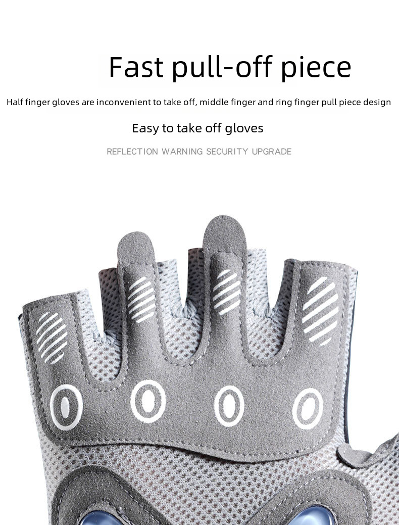 Fitness gloves women's half-finger equipment yoga breathable spinning cycling sports shockproof anti-skid A36-JSP_maomaolike.com