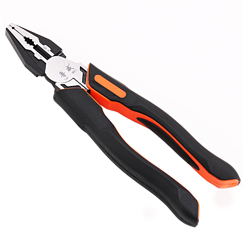 Herramientas de tornillo de banco Luwei Alicates de punta de aguja de 6 pulgadas Alicates de alambre de acero de 8 pulgadas de grado industrial Alicates diagonales Fabricantes de electricistas al por mayor