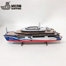 个性化拼装游轮船模招商邮轮大湾区一号港口码头礼品