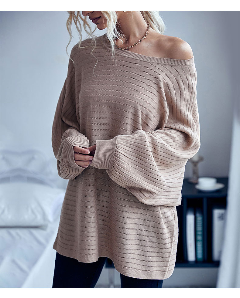 autumn long-sleeved Round Neck Sweater nihaostyles wholesale clothing NSDMB93697