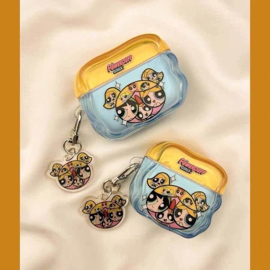 Cartoon Flying Sky Girl Police Airpod ProPro2 Gen3 Bluetooth Case Apple 4 Gen5 Case auriculares
