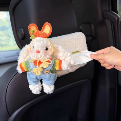 Rabbit Car Tissue Box: Car tissue box/set