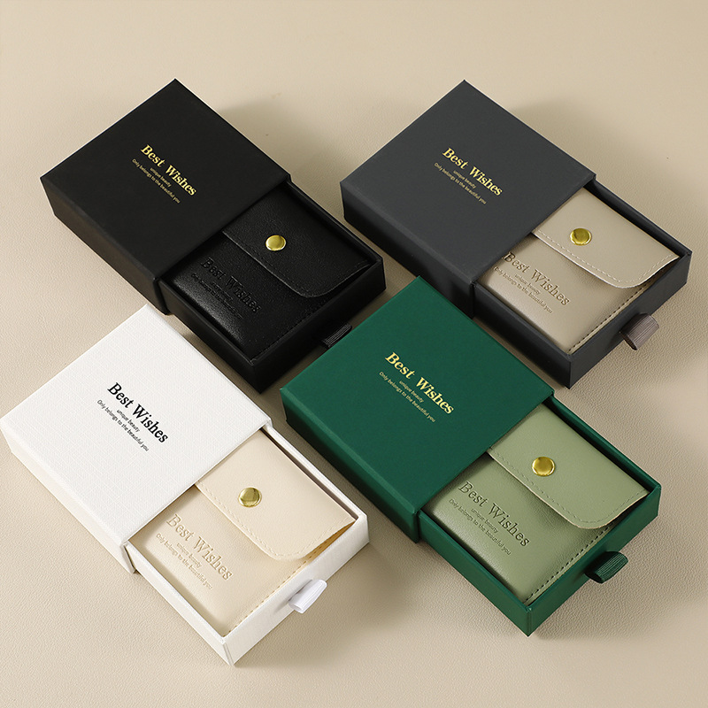 10g Weight Jewelry Boxes Classification 1 Piece, 1 Set Quantity Daily Occasion Pu Leather Material Solid Color Pattern Retro, Classic Style Style 1 Piece 1 Set Pu Leather Retro Classic Style Daily Solid Color Jewelry Boxes 3