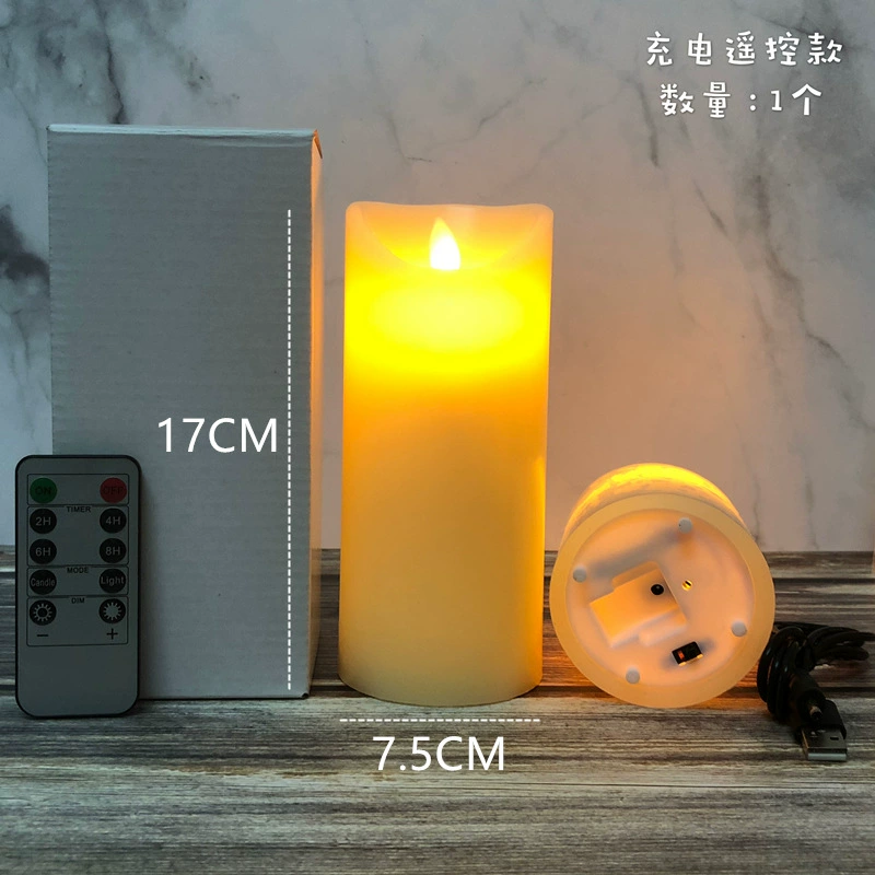 LED electronic candle swing flame Wedding Wedding Wedding Remote Charging Stage Road Quotes Bar