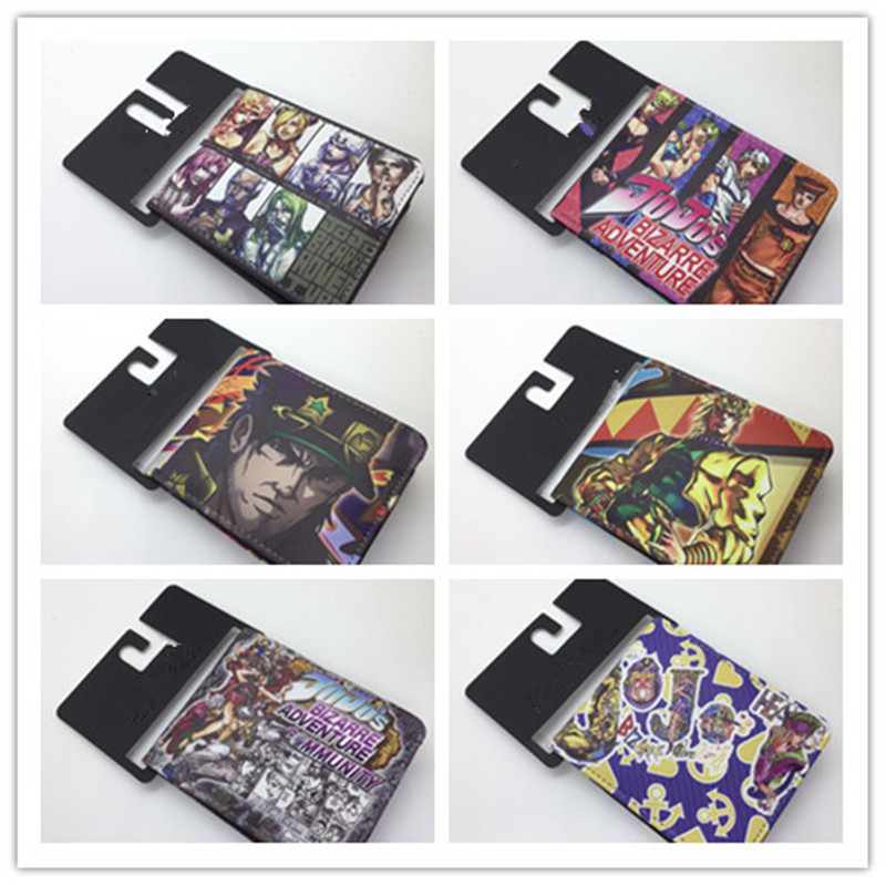 JOJO's Wonderful Adventure Wallet Short Primary and Secondary School Students Male and Female Teenagers Clutch Animation Peripheral Wallet