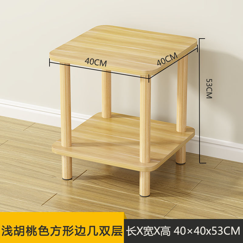 Mesa de té pequeña mesas de cabezal de cama pequeña mesa de cabezal de cama simple de alquiler de alquiler de habitaciones de cabezal de cama pequeña mesa dormitorio