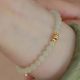 New Internet Celebrant Antique Hetian Jade Bracelet for Girls Niche Exquisite Gradient Ice Break Cool Bracelet Girlfriend Gift
