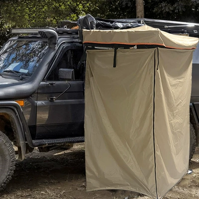 Avtomobil dam çadırları Tent, Single-Person Folding - double-sided-khaki-shower-tent-with-cover-1061414cm8kg
