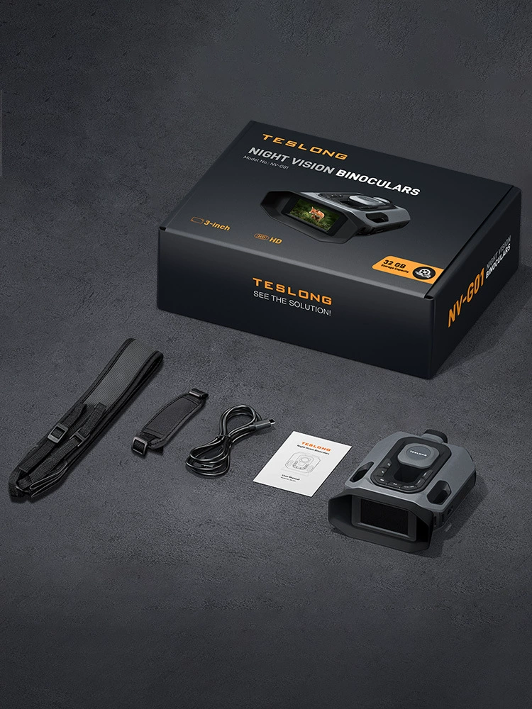 Cross-border new ultra-high-definition infrared night vision device, 10x zoom, day and night dual-use binoculars, outdoor field viewing