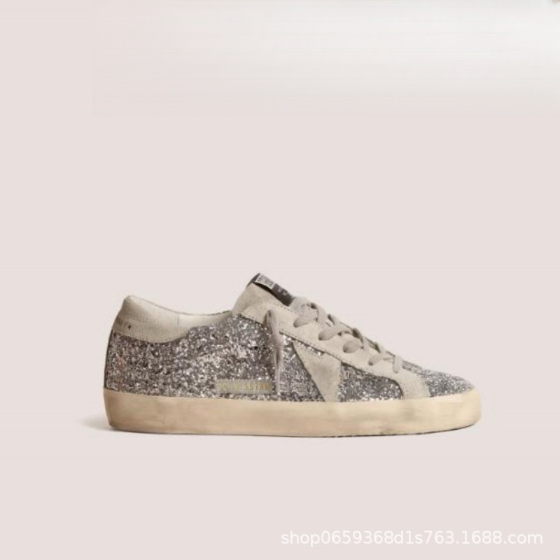 GG casual hacer viejas estrellas pequeñas zapatos sucios para mujeres nuevos zapatos de tablero rojo red de altura interior zapatos sucios zapatos de piel de vaca pequeños zapatos blancos