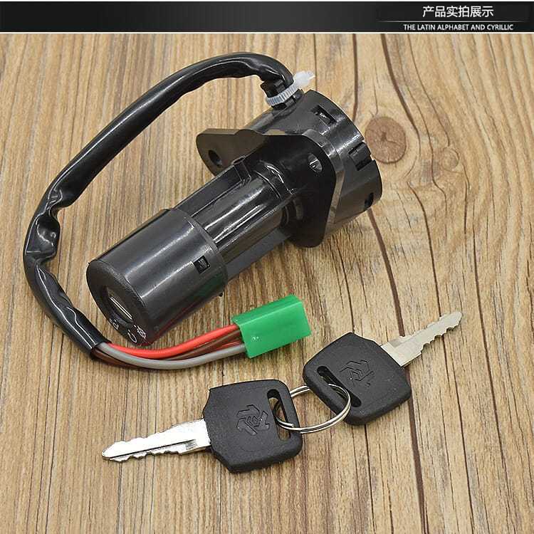 Motorcycle Electric Door Lock Suitable for Suzuki King Gs125 Knife Full Car Lock Set Lock 4/6 Line Power Lock Key Switch