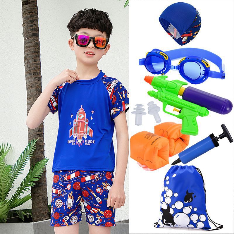 traje de baño para niños, traje de baño para niños, traje de baño de secado rápido para niños, traje de playa para niños mayores