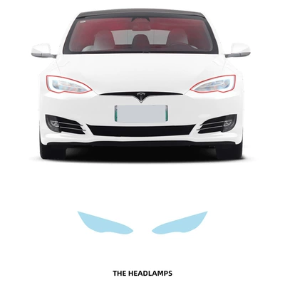 Car paint protective film: Full Car Paint Protective Film - a-pair-of-tpu-membranes-for-headlights-imported-tpu-film-special-car-cutting