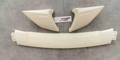Suitable for 2006-2011 Civic: Fixed wind wing - colorless-blank-2006-2011-civic