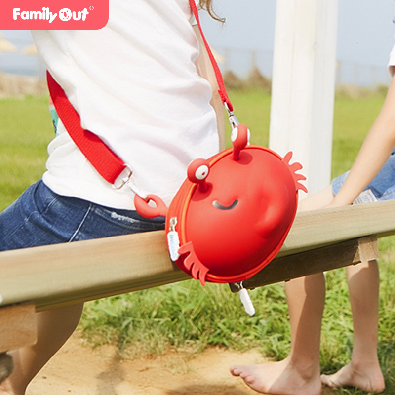 Fan Rice Children's Shoulder Bag Crossbody Princess Baby Boys' and Girls' Shoulder Bag Cute Trendy Children's Stylish Crab Bag