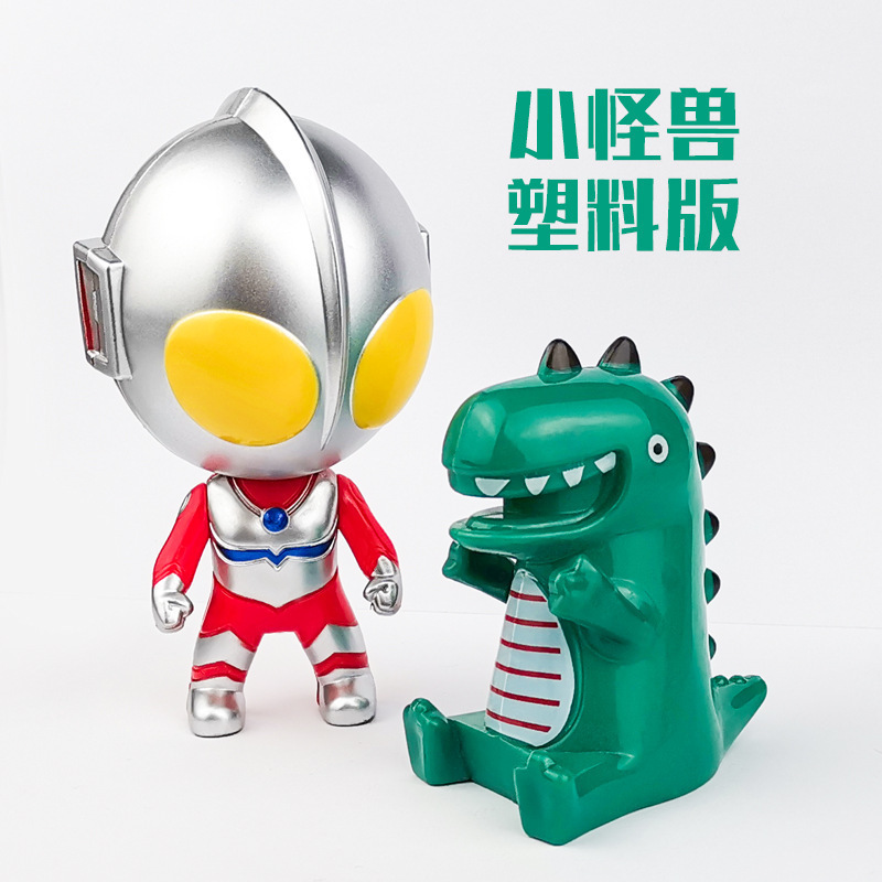 Dinosaur Car Decoration Ornaments, Big-Headed Superman Fighting Monster Figurines, Birthday Children's Baking Accessories Dinosaur Car Decoration Ornaments, Big-Headed Superman Fighting Monster Figurines, Birthday Children's Baking Accessories
