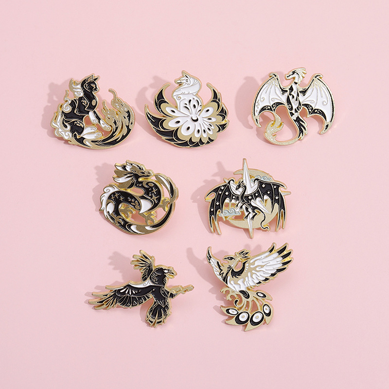 5g Weight Brooches Classification Holiday Occasion Alloy Material Animal Pattern Unisex Gender Stoving Varnish Design Cartoon Style Style Cartoon Style Pin Animal Alloy Stoving Varnish Unisex Brooches 7