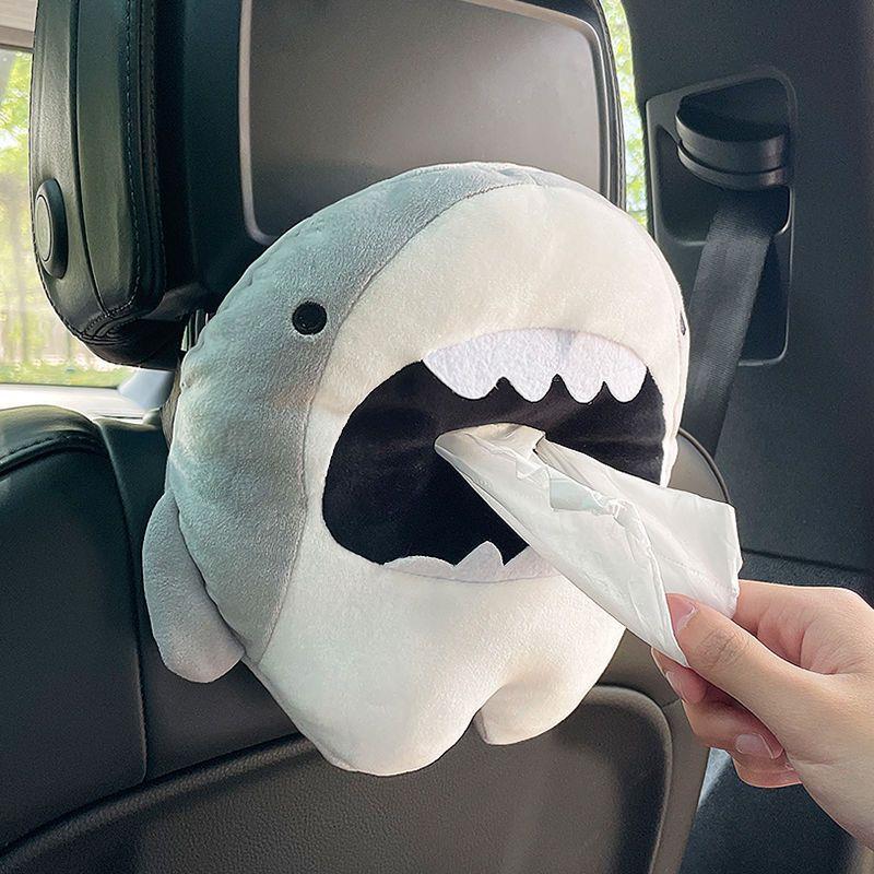 Cute little animal car-mounted tissue box, creative car interior decoration, armrest box tissue box decoration for women