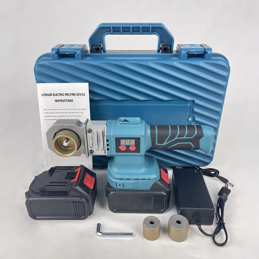 Máquina de fusión eléctrica de litio transfronteriza PPR tubo de fusión de temperatura ajustable de batería de litio MuTian pantalla digital máquina de fusión inalámbrica