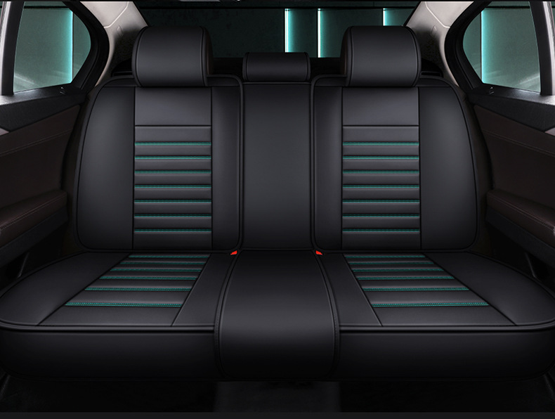 Car seat cushion four-color leather car seat cover cross-border wholesale four seasons universal seat cushion all-inclusive full leather source factory