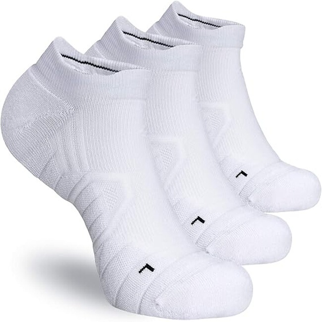 Unisex Low-Cut Breathable Sports Running Socks with Cushioning Function and Label Design