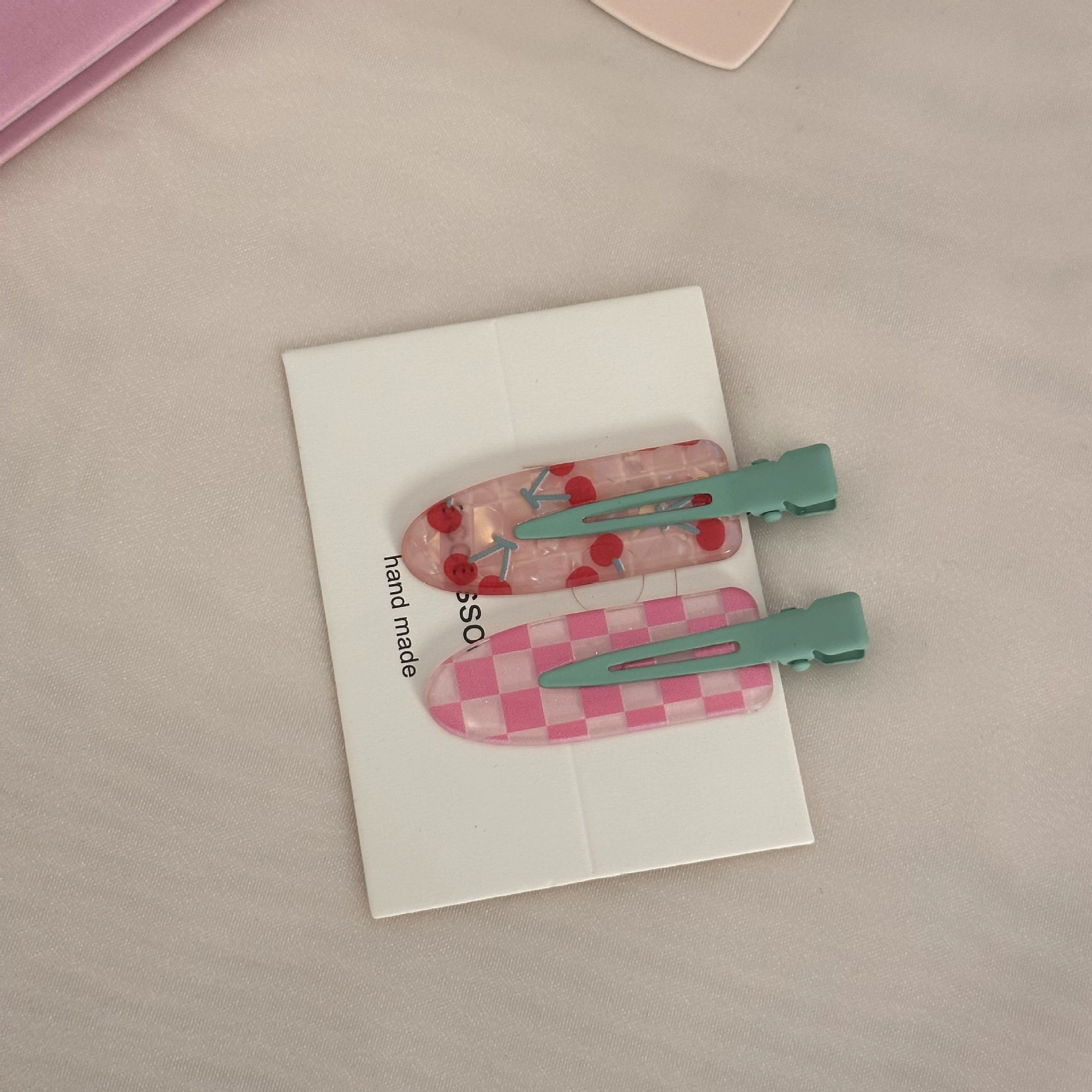 Заколка для волос Traceless серия «Grape» — 6×1,8 см фруктовые блёстки, лёгкая