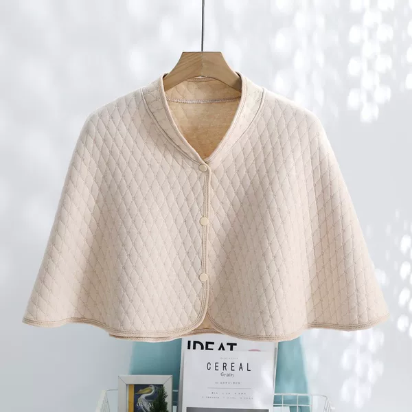 Summer air conditioning room thin month shoulder protection warm waistcoat sleeping cold cotton pregnant women feeding shawl men and women