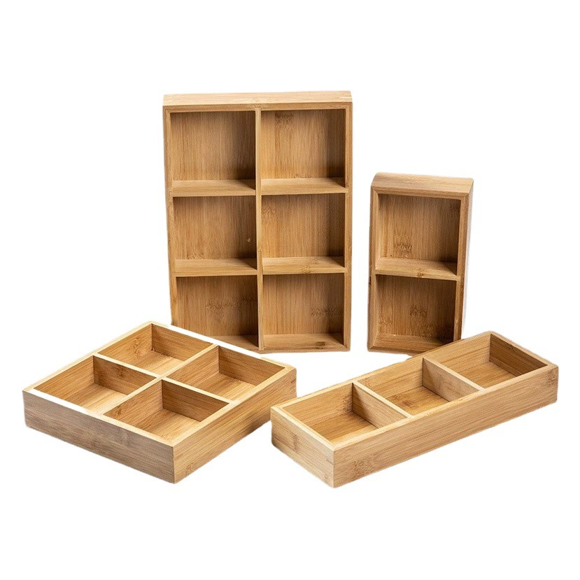 Бамбуковый ящик для хранения Весенний фестиваль Коробка для конфет с сухофруктами Китайский стиль Окружая плита Чайная тарелка с сухофруктами Гайка Тарелка для горячего горшка Снэк бокс