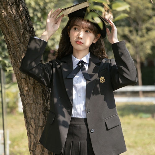 Japanese student jk suit uniform suit skirt spring 2022 new style small sweet college style three-piece suit for women