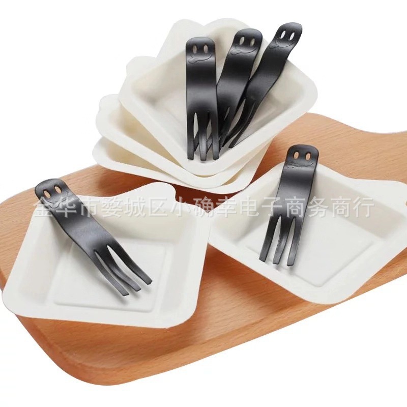 21 invitados pastel vajilla cuchillo y tenedor placa traje cumpleaños desechable pastel cuchillo y tenedor plato de papel para 5 personas