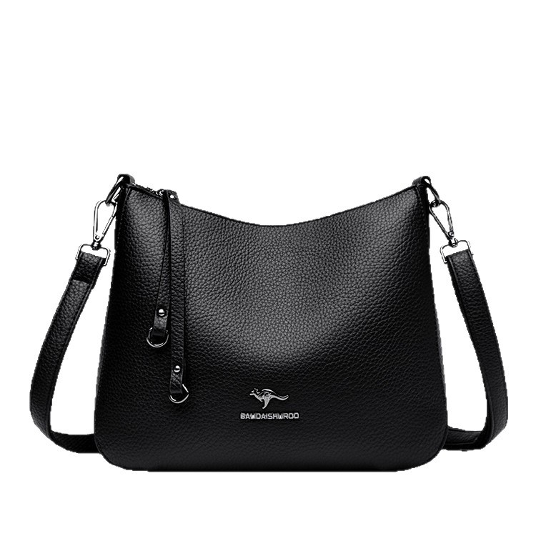 Women's Retro Single Shoulder Crossbody Handbag In Soft Leather_voghion.com