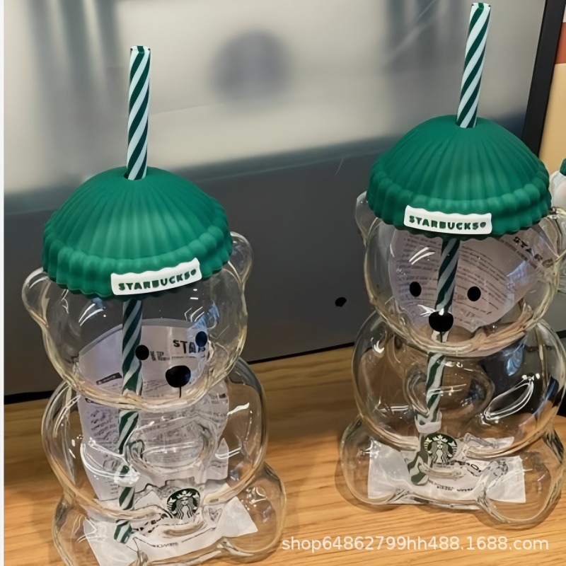 Taza de café de vidrio de edición limitada de Glass Bear Cup