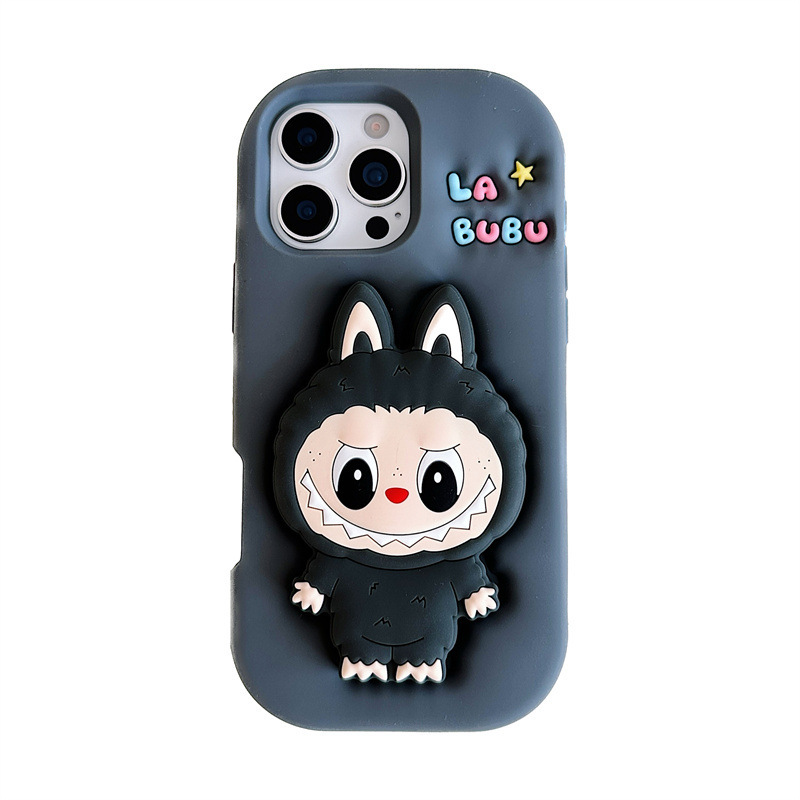 卡通支架拉布布iPhone14/13适用11苹果17/16/15PROMAX手机壳12套|undefined