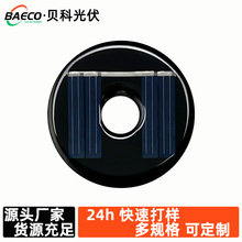 太阳能板庭院太阳能蜡烛灯供电光伏组件花园小夜灯桌面蜡烛火焰灯