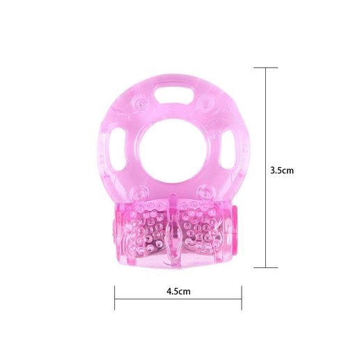 Adult products manufacturer direct sale crystal butterfly vibrating ring, male vibrating cock ring, pleasure penis sleeve ring