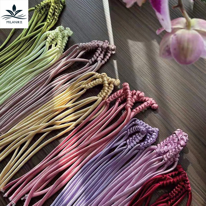 Día de la madre nuevo chino cheongsam cola larga hebilla hecha a mano DIY material estilo chanel ronda ramo botones decorativos