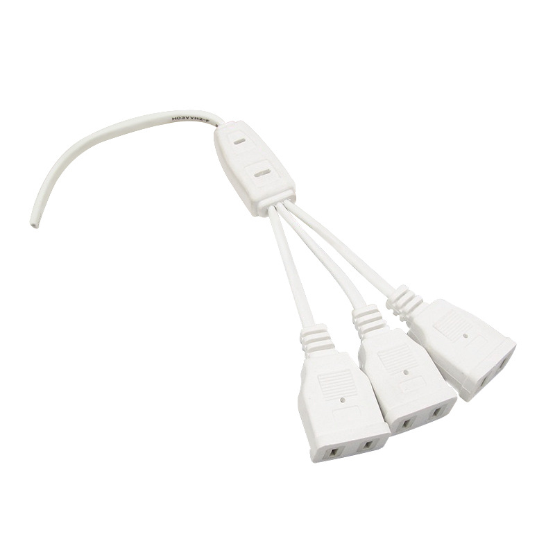Cable hembra de uno a cuatro Caja de monitoreo de seguridad de enchufe hembra de uno a dos conectores hembra multipunto Conversión de cable de alimentación de CA