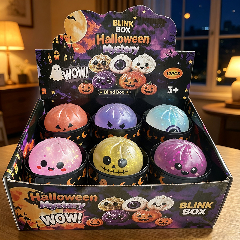 Halloween pectin buns 8.5cm - single, random flavor [buy 12 to receive a display box]