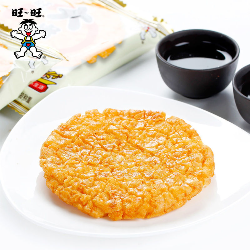 Wangwang Rice Crisps 135g Bagged Snacks for Office Snacking, Popcorn Style, Crispy and Delicious