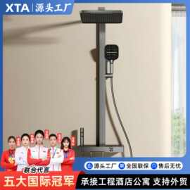 跨境卫浴花洒全套一整套卫生间钢琴数显淋浴套装酒店暗装花洒批发